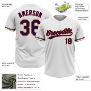 White Navy Red Old Gold Two Button Unisex Softball Jersey Custom Team Softball Jersey 3 b6ytu1.jpg