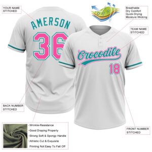 White Pink Teal Two Button Unisex Softball Jersey Custom Team Softball Jersey 3 k10hav.jpg