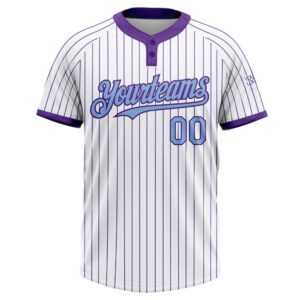 White Purple Pinstripe Light Blue Two Button Unisex Softball Jersey Custom Team Softball Jersey 2 kuknrn.jpg