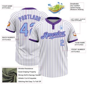 White Purple Pinstripe Light Blue Two Button Unisex Softball Jersey Custom Team Softball Jersey 3 lbiftd.jpg