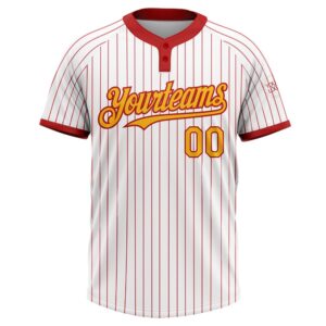 White Red Pinstripe Gold Two Button Unisex Softball Jersey Custom Team Softball Jersey 2 bqe7yi.jpg