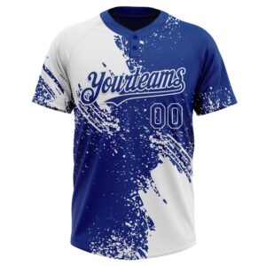 White Royal 3D Pattern Abstract Brush Stroke Two Button Unisex Softball Jersey Custom Team Softball Jersey 2 om5u8w.jpg