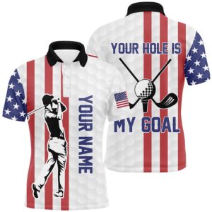 Your Hole Is My Goal American Flag…