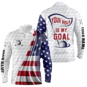 Your Hole Is My Goal Men s Golf Polo Shirt Custom American Flag Patriotic Golf Tops For Men Golf Gifts Golf Polo Shirt Golf Shirts 2 drobzj.jpg