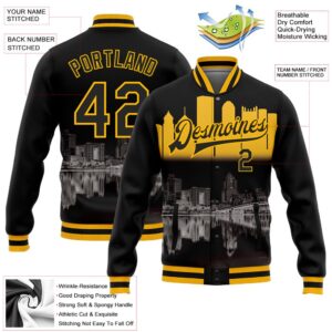 Custom Black Gold Pittsburgh Pennsylvania City Edition 3D Bomber Full Snap Baseball Jacket Custom Team Jacket 2 yz5ygi.jpg