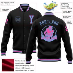 Custom Black Light Blue Pink Bomber Full Snap Baseball Jacket Custom Team Jacket 2 g0i4qc.jpg