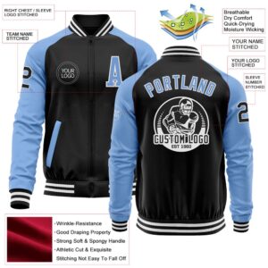 Custom Black Light Blue White Bomber Varsity Baseball Jacket Custom Team Jacket 2 e95apk.jpg