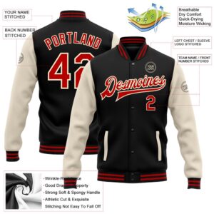 Custom Black Red Cream Bomber Full Snap Varsity Baseball Jacket Custom Team Jacket 2 u8dkmv.jpg