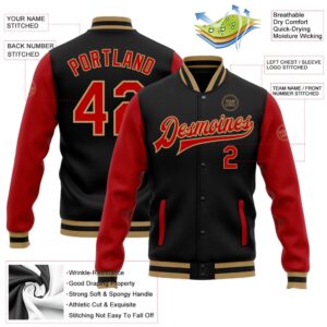 Custom Black Red Old Gold Bomber Full Snap Varsity Baseball Jacket Custom Team Jacket 2 ia5svy.jpg