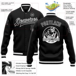 Custom Black White Bomber Full Snap Baseball Jacket Custom Team Jacket 2 xjqzue.jpg