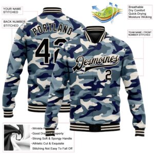 Custom Camo Black Cream Ocean Camouflage 3D Bomber Full Snap Varsity Letterman Salute To Service Jacket Custom Team Jacket 2 nswegq.jpg