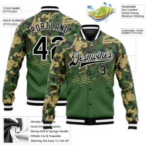 Custom Camo Black Kelly Green 3D Bomber Full Snap Varsity Letterman Salute To Service Jacket Custom Team Jacket 2 pdxic3.jpg