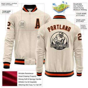 Custom Cream Black Orange Bomber Varsity Baseball Jacket Custom Team Jacket 2 zijfck.jpg