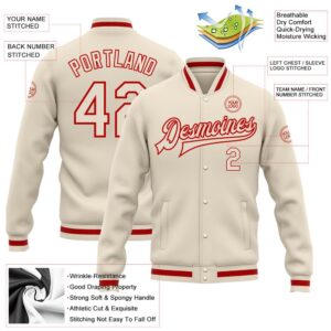 Custom Cream Cream Red Bomber Full Snap Baseball Jacket Custom Team Jacket 2 i9qyyx.jpg