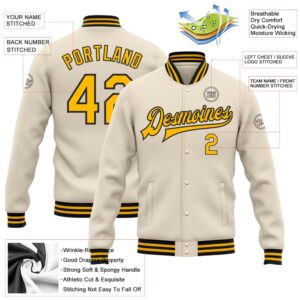 Custom Cream Gold Black Bomber Full Snap Baseball Jacket Custom Team Jacket 2 veqtam.jpg