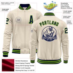 Custom Cream Navy Neon Green Bomber Varsity Baseball Jacket Custom Team Jacket 2 ev7asc.jpg
