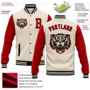 Custom Cream Red Black 3D Pattern Design Bomber Full Snap Baseball Jacket Custom Team Jacket 2 jaladp.jpg