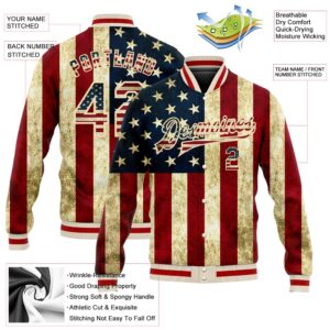 Custom Cream Vintage USA Flag Red American Flag Fashion 3D Bomber Full Snap Baseball Jacket Custom Team Jacket 2 aq1q9l.jpg