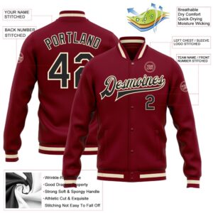 Custom Crimson Black Cream Maroon Bomber Full Snap Baseball Jacket Custom Team Jacket 2 dyduaf.jpg
