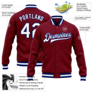 Custom Crimson White Royal Bomber Full Snap Baseball Jacket Custom Team Jacket 2 rur4a3.jpg