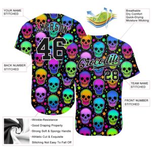 3D Pattern Bright Multicolored Halloween Skulls Authentic Baseball Jersey Custom Baseball Jersey Personalized Sport Jersey 2 l0ll0k.jpg