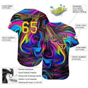 3D Pattern Design Abstract Colorful Psychedelic Fluid Art Authentic Baseball Jersey Custom Baseball Jersey Personalized Sport Jersey 2 l475sn.jpg