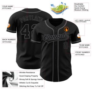 Black Black Steel Gray Authentic Baseball Jersey Custom Baseball Jersey Personalized Sport Jersey 2 v7hfgz.jpg