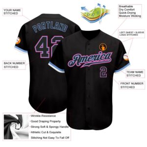 Black Black Light Blue Pink White Authentic Baseball Jersey Custom Baseball Jersey Personalized Sport Jersey 2 uhusce.jpg
