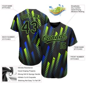 Black Black Neon Green Royal 3D Pattern Design Authentic Baseball Jersey Custom Baseball Jersey Personalized Sport Jersey 2 nixnwk.jpg