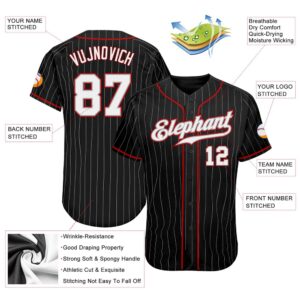 Black Gray Pinstripe White Red Authentic Baseball Jersey Custom Baseball Jersey Personalized Sport Jersey 2 y1h4j2.jpg