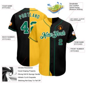 Black Kelly Green Yellow Authentic Split Fashion Baseball Jersey Custom Baseball Jersey Personalized Sport Jersey 2 mnbfla.jpg