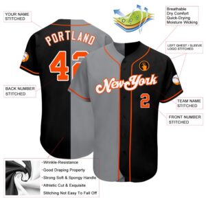 Black Orange Gray Authentic Split Fashion Baseball Jersey Custom Baseball Jersey Personalized Sport Jersey 2 wyh5sz.jpg