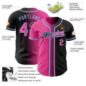 Black Pink Light Blue Authentic Gradient Fashion Baseball Jersey Custom Baseball Jersey Personalized Sport Jersey 2 cavfmh.jpg