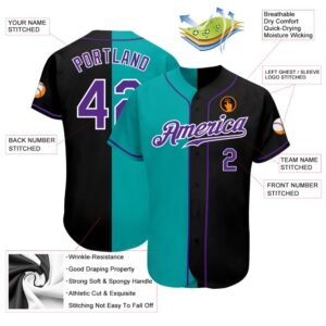 Black Purple Aqua Authentic Split Fashion Baseball Jersey Custom Baseball Jersey Personalized Sport Jersey 2 nquwda.jpg