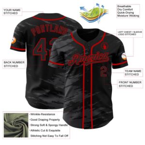 Black Steel Gray Splash Ink Red Authentic Baseball Jersey Custom Baseball Jersey Personalized Sport Jersey 2 yybfcb.jpg