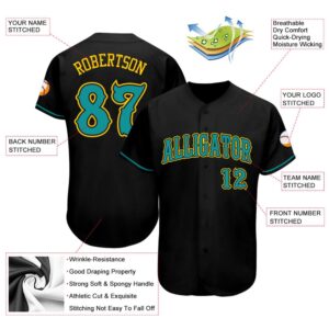 Black Teal Gold Authentic Baseball Jersey Custom Baseball Jersey Personalized Sport Jersey 2 mdoczr.jpg