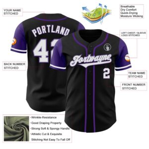 Black White Purple Authentic Two Tone Baseball Jersey Custom Baseball Jersey Personalized Sport Jersey 2 yo0phz.jpg