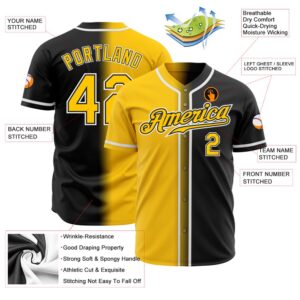 Black Yellow White Authentic Gradient Fashion Baseball Jersey Custom Baseball Jersey Personalized Sport Jersey 2 ootivc.jpg