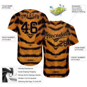 Brown Black Gold 3D Pattern Design Tiger Authentic Baseball Jersey Custom Baseball Jersey Personalized Sport Jersey 2 cjdxqy.jpg