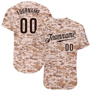 Camo Brown-White Authentic Salute To Service Baseball…