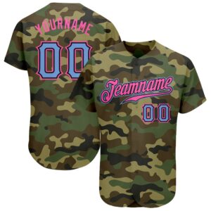Camo Light Blue-Pink Authentic Salute To Service…