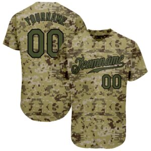 Camo Olive-Black Authentic Salute To Service Baseball…