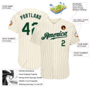 Cream Gray Pinstripe Green Gray Authentic Baseball Jersey Custom Baseball Jersey Personalized Sport Jersey 2 k9xss9.jpg