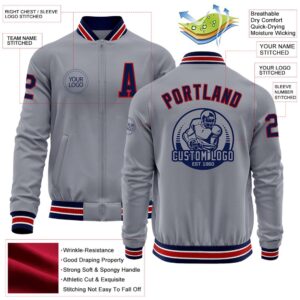 Custom Gray Navy Red Bomber Varsity Letterman Zipper Jacket Custom Team Jacket 2 twlko4.jpg