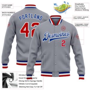 Custom Gray Red Royal Bomber Full Snap Baseball Jacket Custom Team Jacket 2 t956tu.jpg