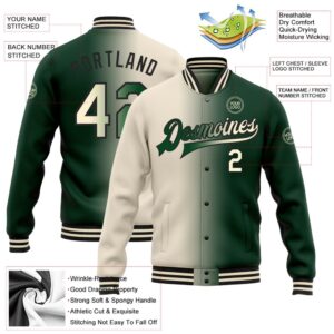 Custom Green Cream Black Bomber Full Snap Varsity Letterman Gradient Fashion Jacket Custom Team Jacket 2 fymmva.jpg