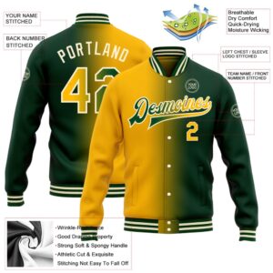 Custom Green Gold Cream Bomber Full Snap Varsity Letterman Gradient Fashion Jacket Custom Team Jacket 2 bj2zur.jpg