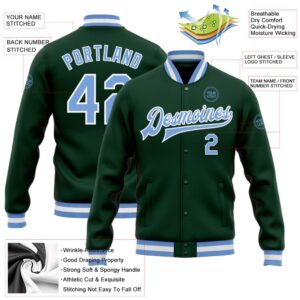 Custom Green Light Blue White Bomber Full Snap Baseball Jacket Custom Team Jacket 2 hizgyd.jpg