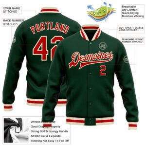 Custom Green Red Cream Bomber Full Snap Baseball Jacket Custom Team Jacket 2 giajpg.jpg