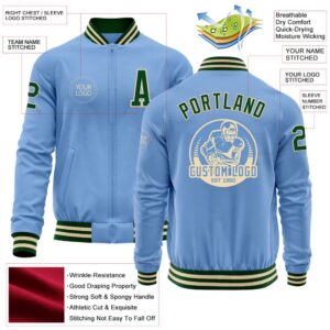 Custom Light Blue Green Cream Bomber Varsity Letterman Zipper Jacket Custom Team Jacket 2 oonbtu.jpg